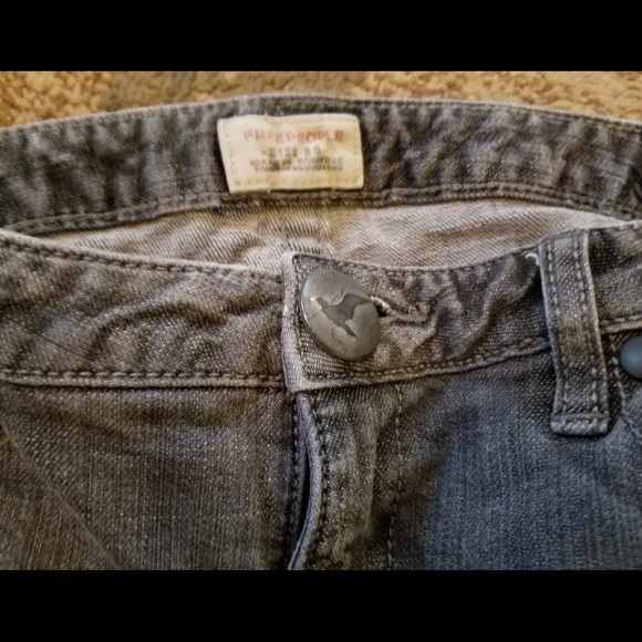 Free people charcoal gray jeans size 30 - Picture 2 of 5